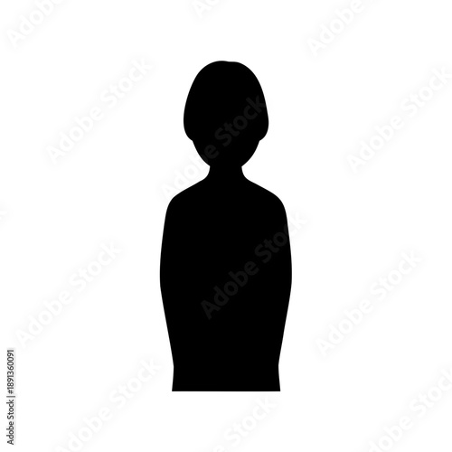 Silhouette of a person standing with their back toward the viewer