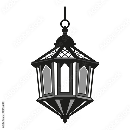 Wallpaper Mural hanging lantern silhouette Torontodigital.ca