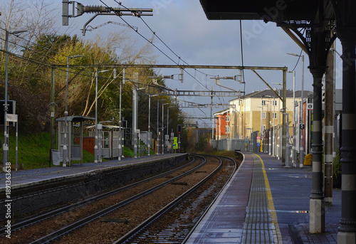 Billericay railway station on the London Liverpool Street to Southend line, Essex, England.