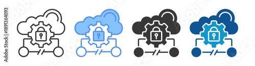 Security Icon Set Multiple Style Collection