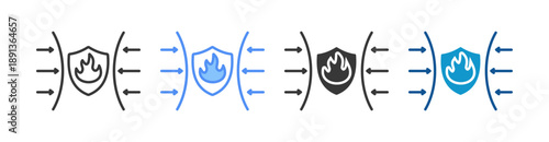 Resilience Icon Set Multiple Style Collection