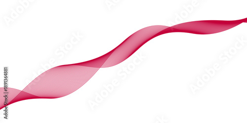 Abstract wave dynamic curve lines on transparent background. Digital energy waves technology concept. Technology flow grid blend curve wave line digital isolated energy, music.