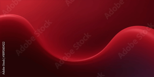 Smooth flowing red blood cells and abstract heart waves create a futuristic motion design with silk texture and energy lines on a vibrant vector backdrop