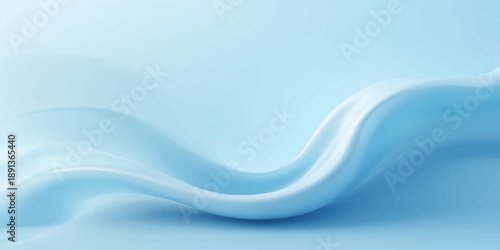 Abstract blue wave design featuring flowing water patterns and light curve lines in a vector illustration wallpaper with motion texture