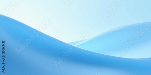 A soft blue abstract background featuring a smooth flowing wave design with light curves and motion texture creating a modern vector art wallpaper