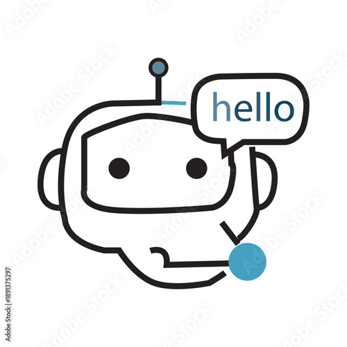A cute 3d render of a funny cartoon android character made of metal representing future technology and business communication as a vector illustration of a toy robot holding a sign