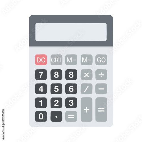 Vector Calculator Illustration for Financial Calculations