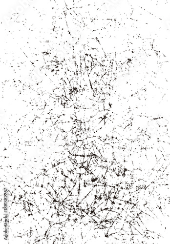 モノトーンのノイズテクスチャ：微細な粒子とグランジ背景、和風のカスレ、縦位置