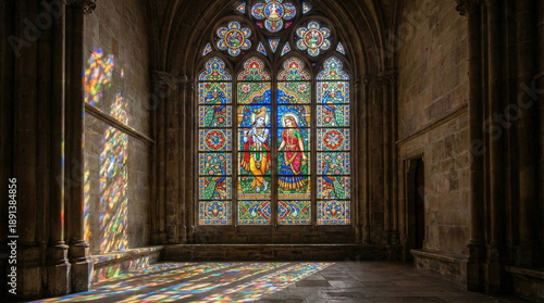Stained Glass Window of Rad...