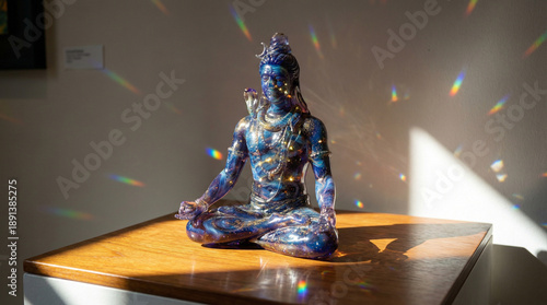 Colorful Crystal Lord Shiva...