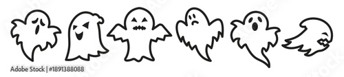 isolated ghost icon on a white background ghost vector 