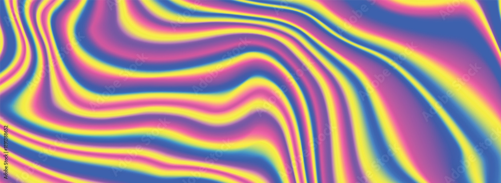 Obraz premium psychedelic iridescent background bright neon holographic