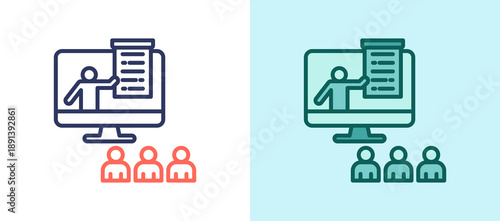 Web Based Learning whitegreen icon