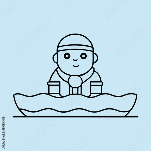 Gentle scene of baby Moses resting in a woven basket, floating on calm river waters, surrounded by reeds and soft light, symbolizing hope, faith, and divine protection.
