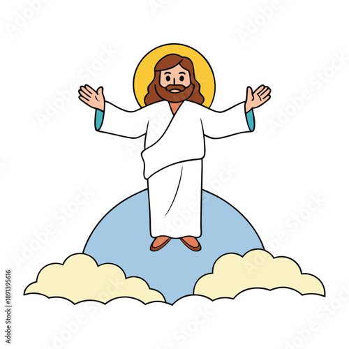 The resurrection of Jesus celebrates hope and new life, as He rises from the tomb, conquering death and bringing light, faith, and salvation to the world.
