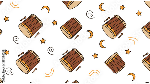 Suhur's call : cultural mesaharaty drum pattern