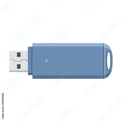 Blue USB Flash Drive