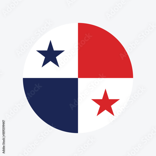 Free Download Panama Flag Button. Round Panama flag icon - GFXLoad