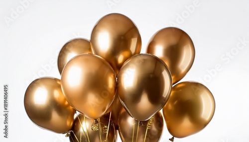 Isolated Golden Balloons