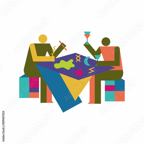 A Geometric Celebration of Conversation and Toasting