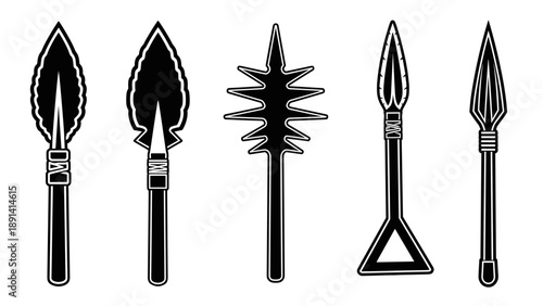 Collection of Ancient Weapons and Tools.
