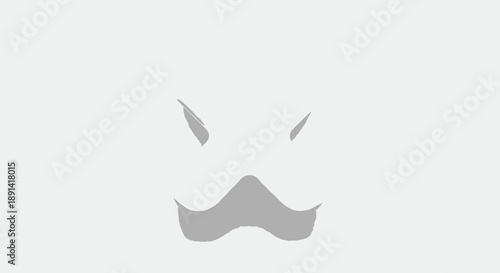 Abstract animal form in subtle gray tones conveying a sense of mystique or hidden presence