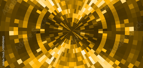 sfondo, astratto, concetto, tecnologia, mosaico, griglia, informatica, digitale, cerchio, radiale