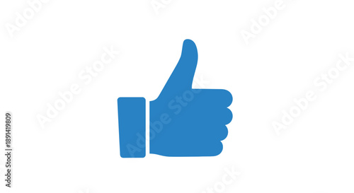 blue like hand gesture