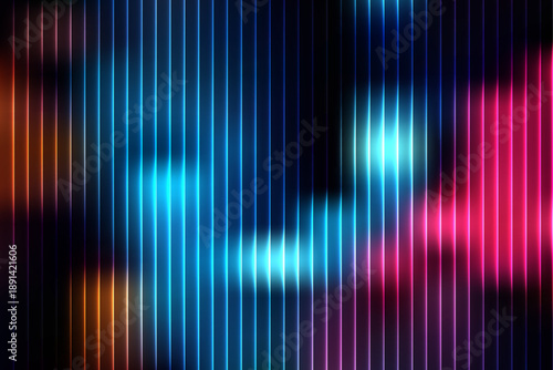 Elegant blue gradient glass texture with noise overlay, perfect for professional presentations and modern web layouts