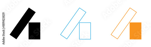 Trophy icons in different colors