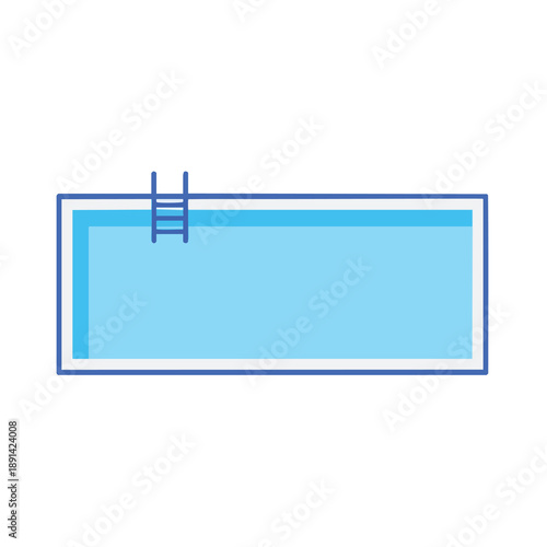 Simple Swimming Pool Illustration