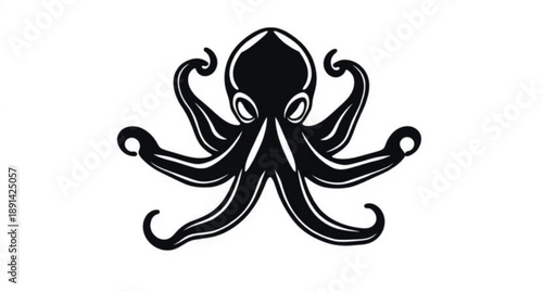 octopus, sea animal, marine animal, ocean animal, aquatic animal, underwater creature, tentacles, arms, cephalopod, mollusk, wildlife, sea life, ocean life, deep sea, nature, vector, illustration, ico