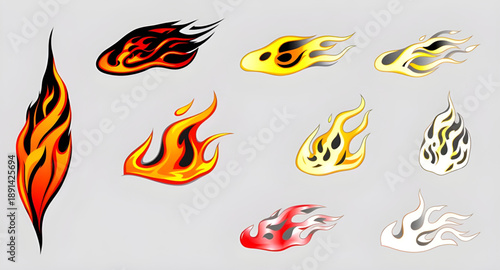 flames sticker, fire sticker, flame sticker, burning fire, hot flames, blazing fire, heat waves, fire energy, power symbol, danger symbol, warning sign, fire illustration, flame illustration, vector a