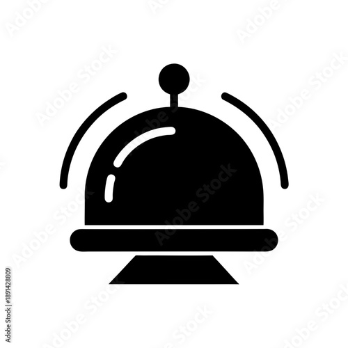 Silhouette person waking up to alarm clock morning routine flat icon vector illustration