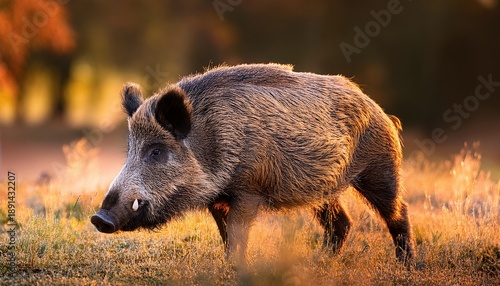A Banner Size Photo Of A Boar