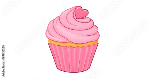 cupcake, dessert icon, sweet food icon, pastry food, bakery sweet, cake dessert, frosting cream, icing topping, sugar sprinkles, candy bits, chocolate chips, vanilla cupcake, strawberry cupcake, sweet