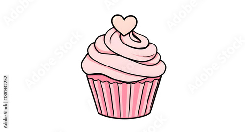 cupcake, dessert icon, sweet food icon, pastry food, bakery sweet, cake dessert, frosting cream, icing topping, sugar sprinkles, candy bits, chocolate chips, vanilla cupcake, strawberry cupcake, sweet
