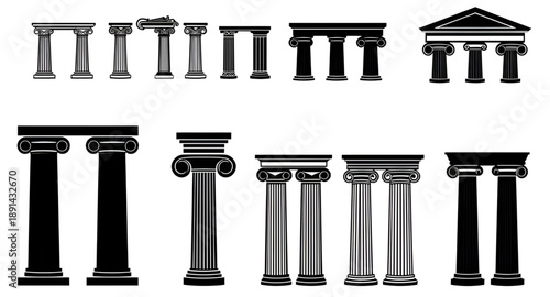 ancient columns, classical pillar, historic architecture, antique monument, greek pillar, roman pillar, temple column, ruins architecture, heritage site, old structure, stone column, marble pillar, ca