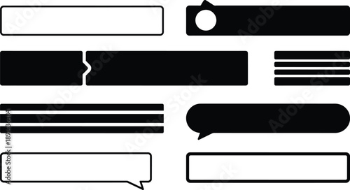 Modern UI elements collection for web and mobile design