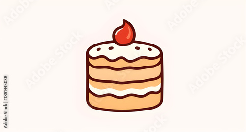 piece of cake, cake slice cartoon, dessert illustration, sweet dessert, bakery food, pastry slice, cartoon food, cute cake, food art, vector illustration, icon graphic, frosting cream, icing layer, ch