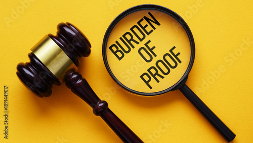 Wallpaper Mural Burden of Proof Concept - Legal Responsibility, Evidence Requirement and Obligation to Prove Claims in Court or Regulatory Process Torontodigital.ca