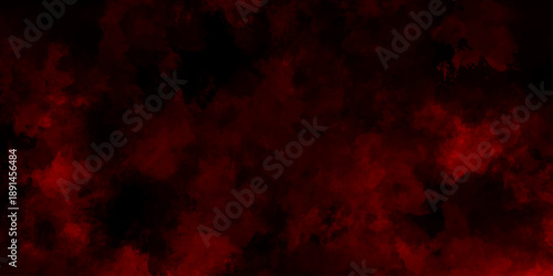 Dark red powder explosion cloud on black background. Abstract red and black grunge texture smoke. smoke fog misty texture overlay on dark black. paranormal red mystic smoke, clouds for movie.