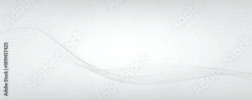 Abstract dotted wave pattern with curved motion for minimalist design and digital presentation