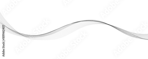 Abstract dotted wave pattern with curved motion for minimalist design and digital presentation