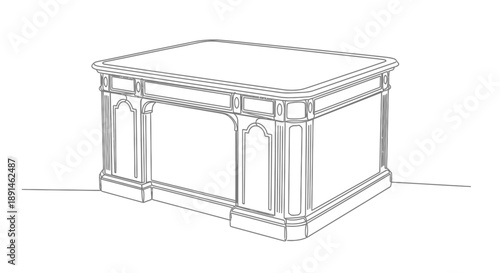 ornate wooden furniture, decorative table