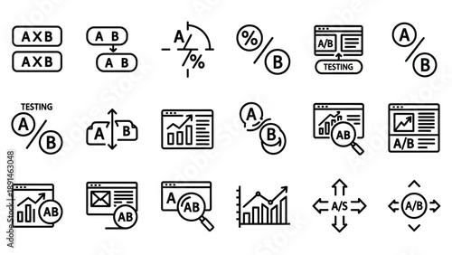 Collection of Simple Business Icons.