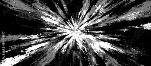 Old black cracked cement wall background with grungy texture design. vector scratched stone surface and dusty plaster crack background.