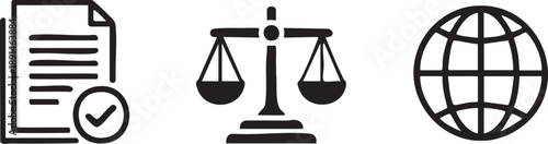 Compliance Policy Ethics Corporate Governance Professional Graphic Icons