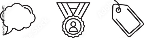 Feedback Testimonial Pricing Customer Review Business Graphic Icons