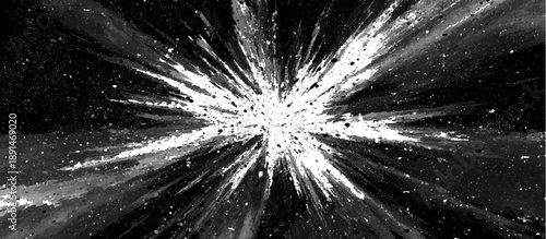 Old black cracked cement wall background with grungy texture design. vector scratched stone surface and dusty plaster crack background.